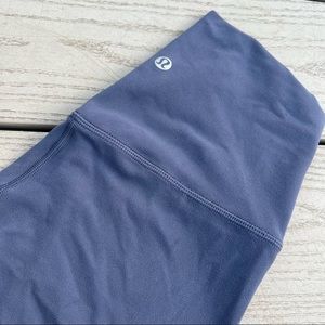 Lululemon | Steel Blue Crop Leggings 21in